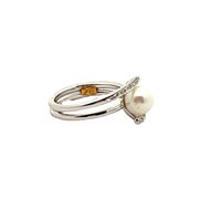 Ringe Recarlo Dame in Gold Perla 0.30 Ct AB 902/B - AB 902/B